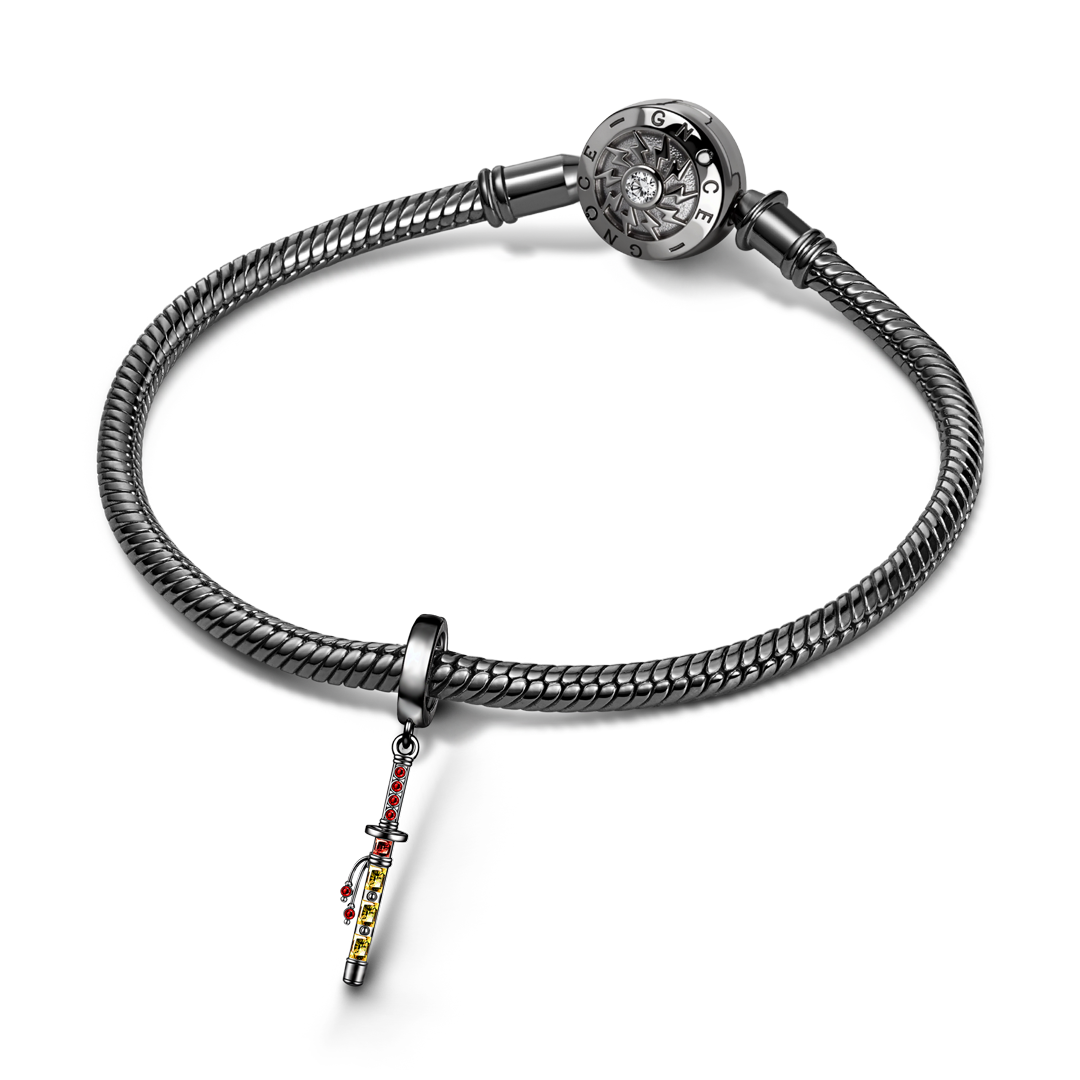 Gnoce Japanese Samurai Sword Charm_3