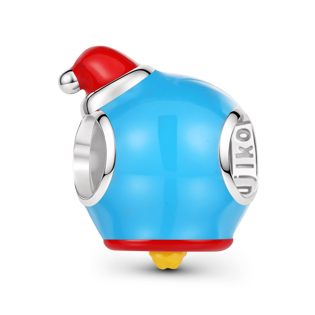 Gnoce Doraemon Christmas Head Charm Bead_5
