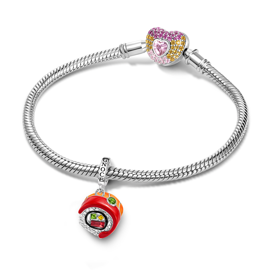 Gnoce Japanese Sushi Charm Platinum-plated Silver Blend_3