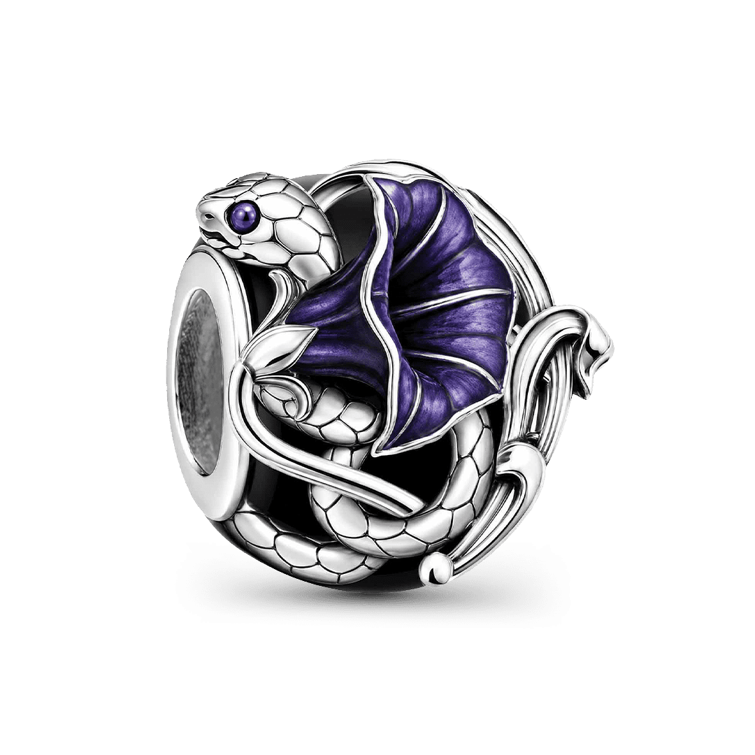 Gnoce Glow-in-the-dark Temptress Datura Bead Platinum-plated Silver Blend_2