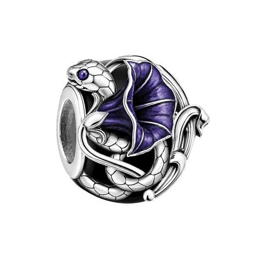 Gnoce Glow-in-the-dark Temptress Datura Bead Platinum-plated Silver Blend_1
