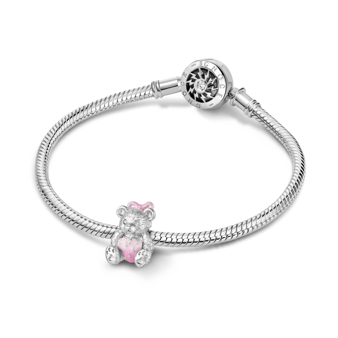 Gnoce Strawberry Teddy Bear Charm_5