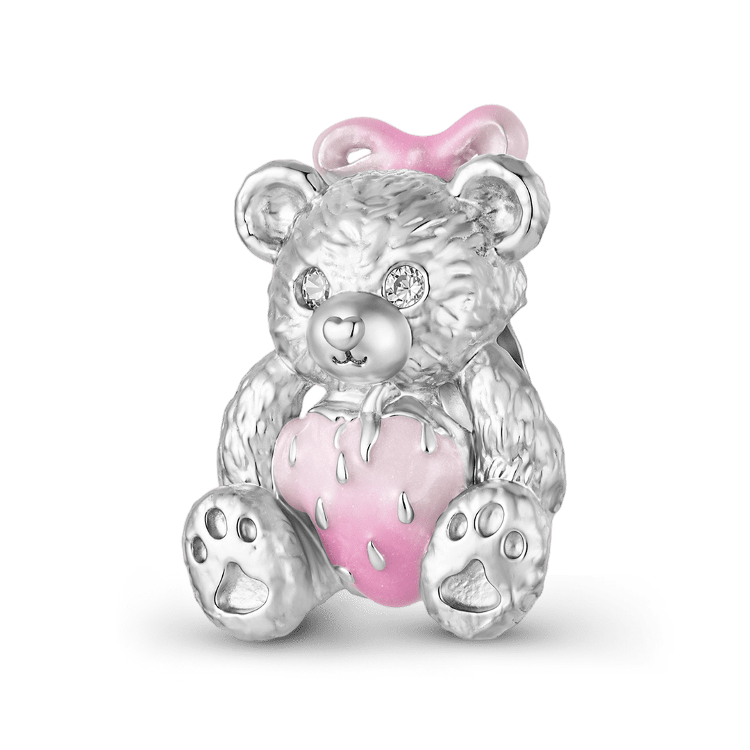 Gnoce Strawberry Teddy Bear Charm_1