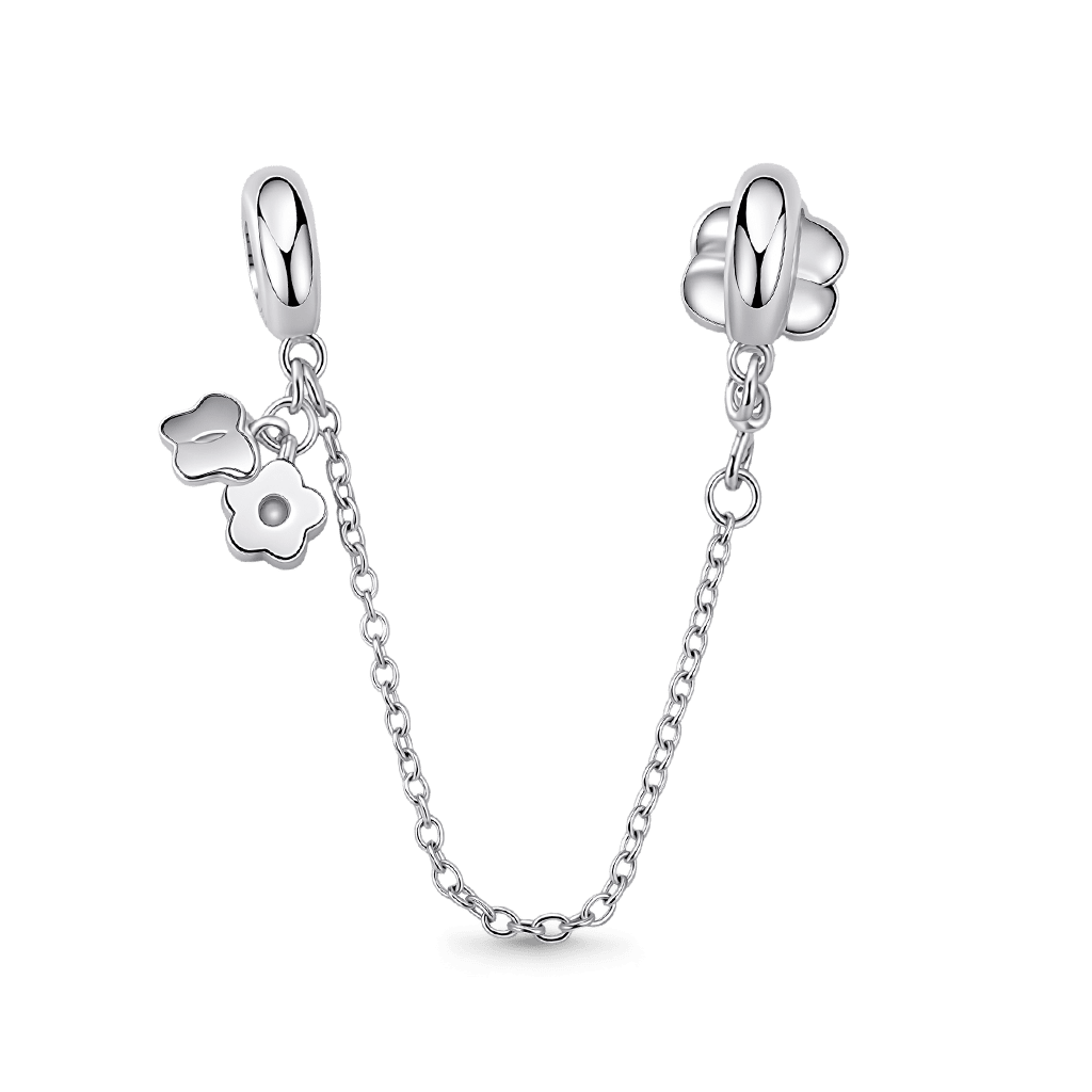 Gnoce Spring Flower Butterfly Silicone Safety Chain Charm_5