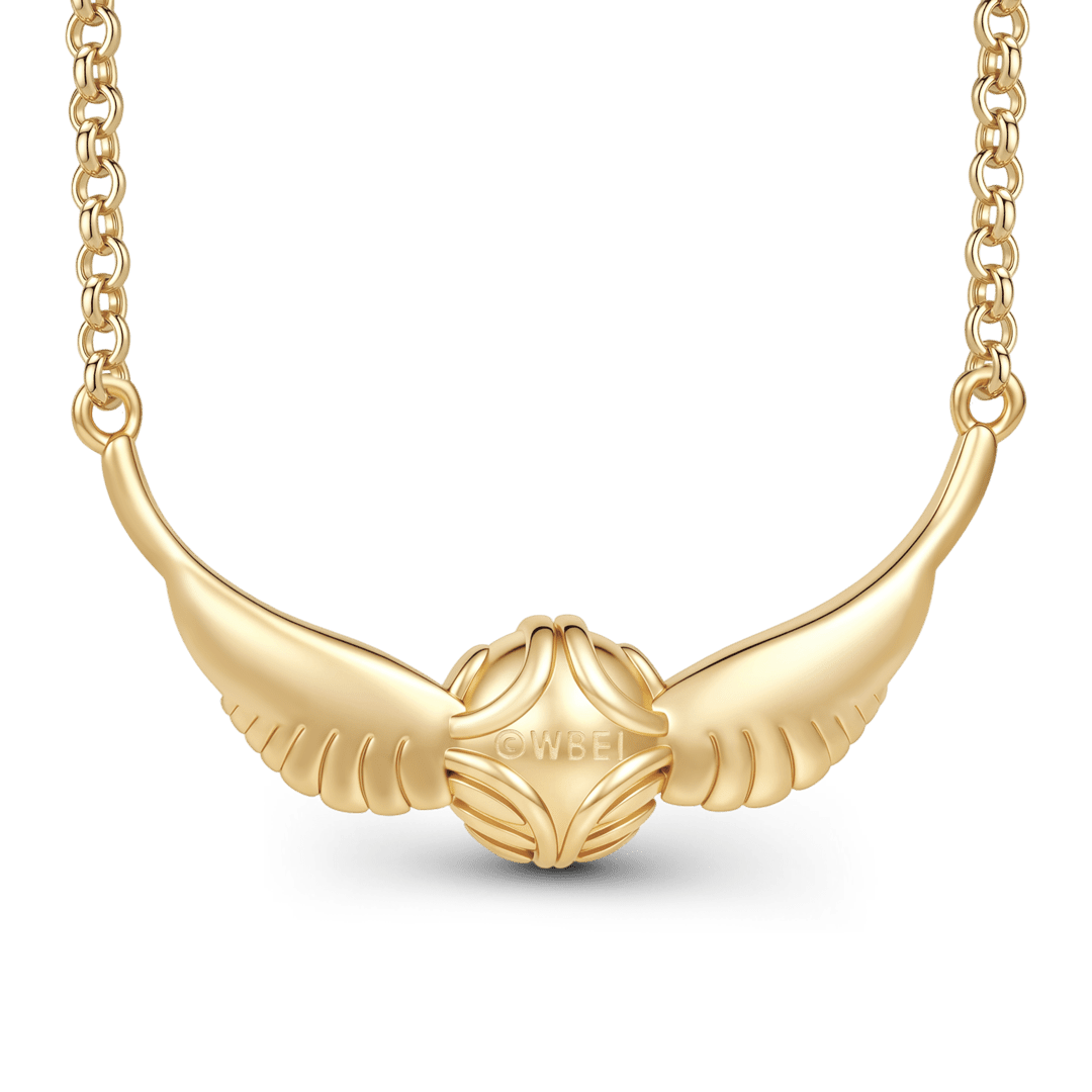 Gnoce Harry Potter Golden Snitch Necklace_4