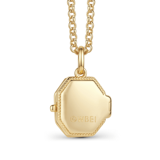 Gnoce Harry Potter Slytherin House Locket Photo Pendant Necklace_6