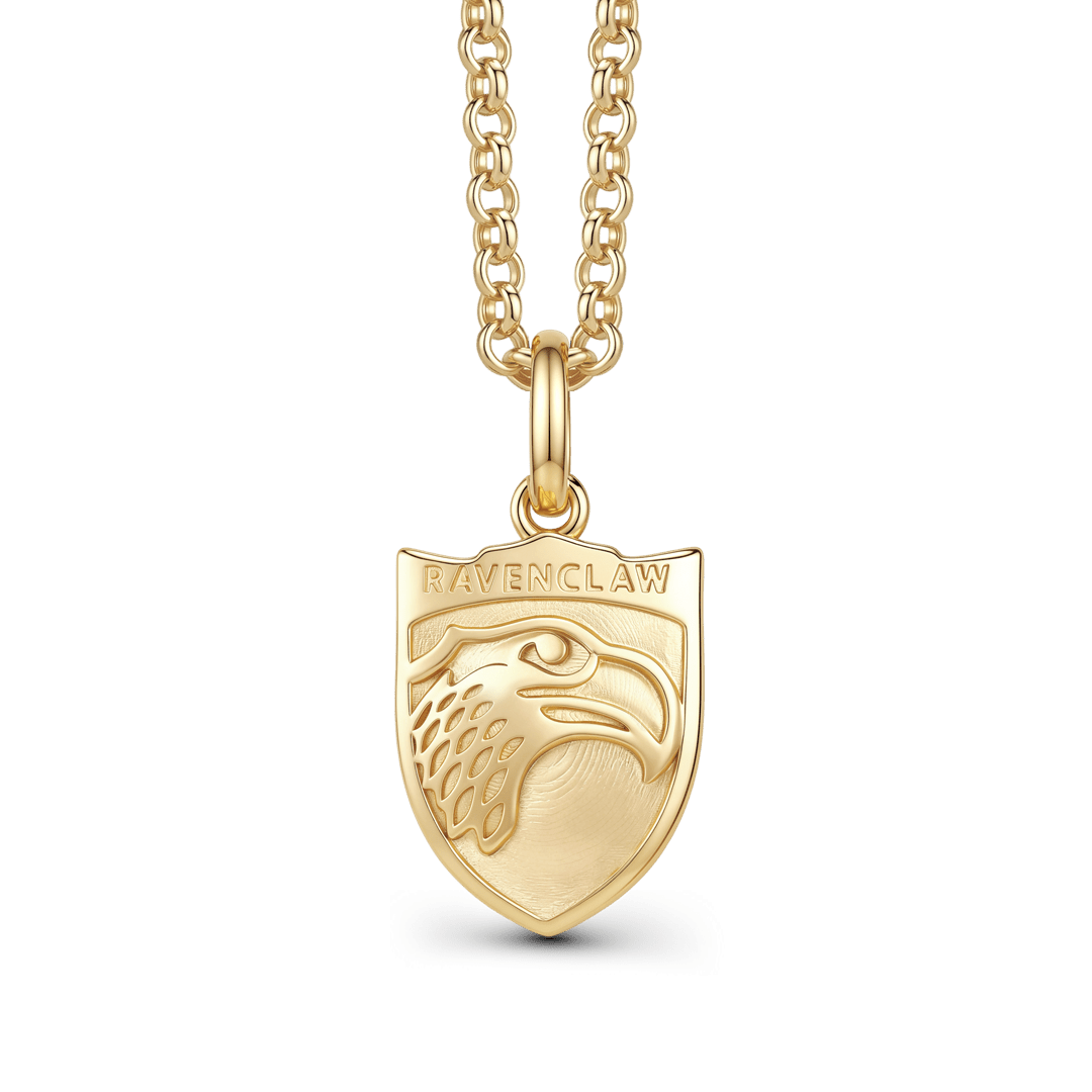 Gnoce Harry Potter Ravenclaw House Crest Eagle Gold‑Tone Pendant Necklace_1