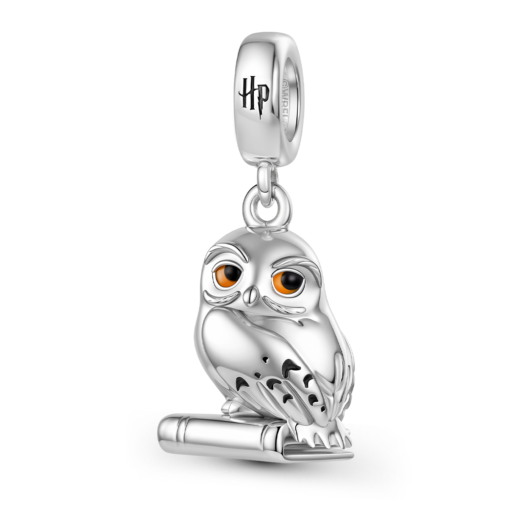Gnoce Harry Potter Hedwig Owl on Book Dangle Charm_1