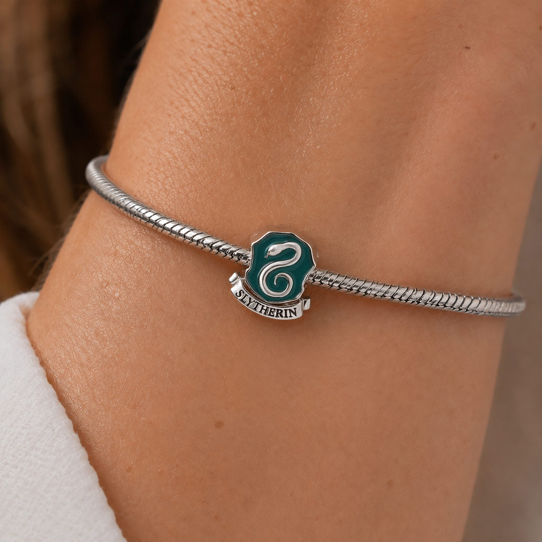 Gnoce Harry Potter Slytherin House Crest Serpent Photo Custom Bead_2