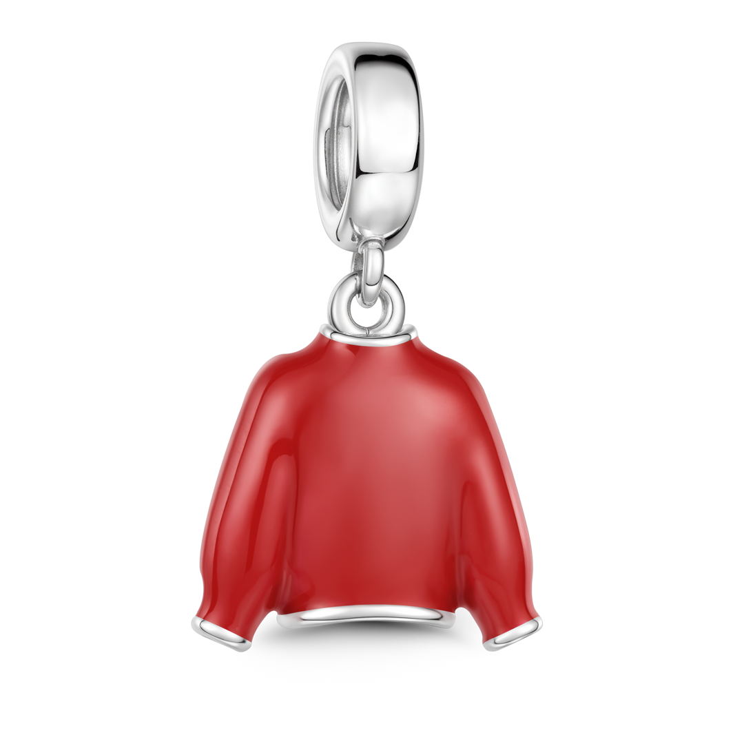 Gnoce Harry Potter Weasley Red R Letter Sweater Dangle Charm_5