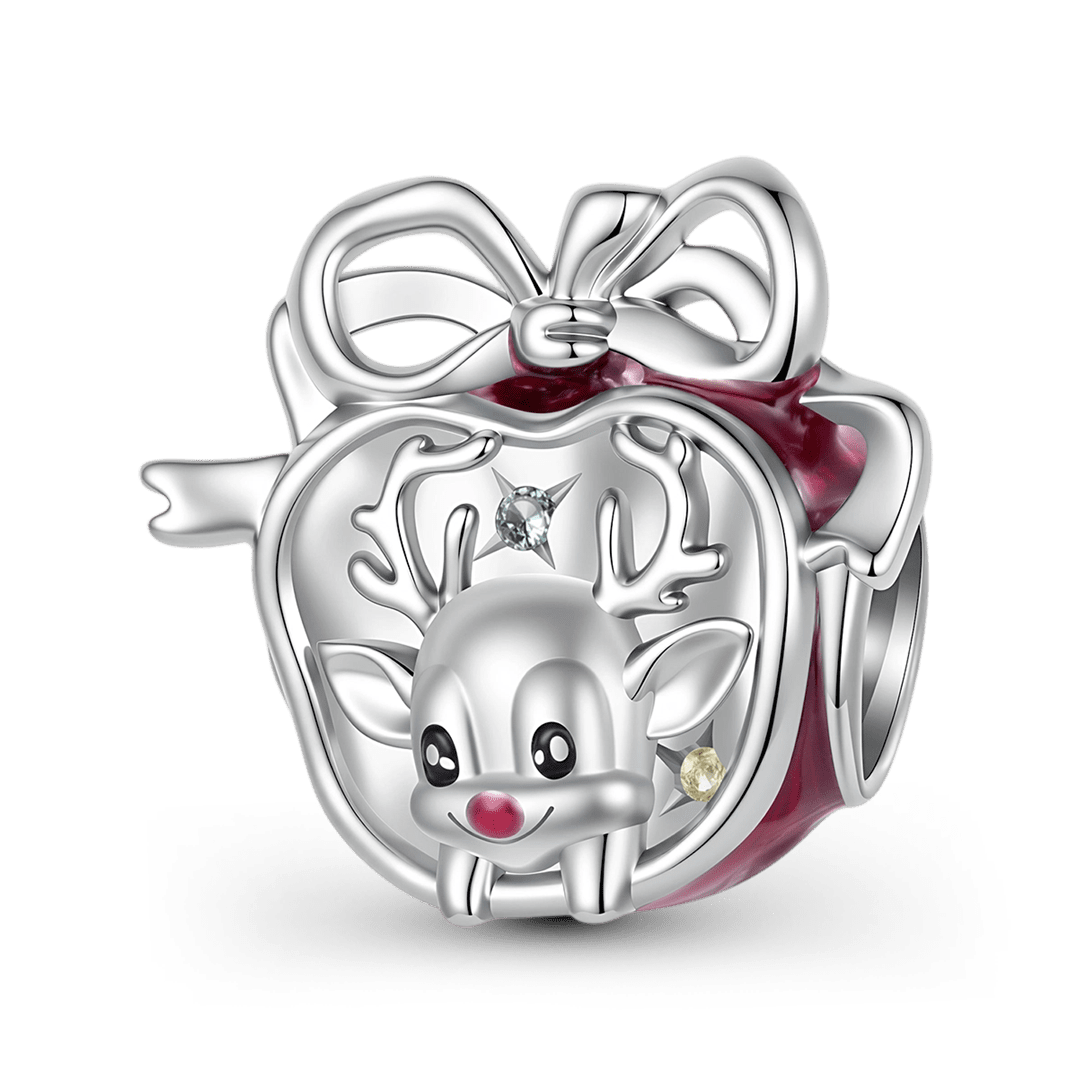 Gnoce Reindeer Apple Pattern Bead Charm_1