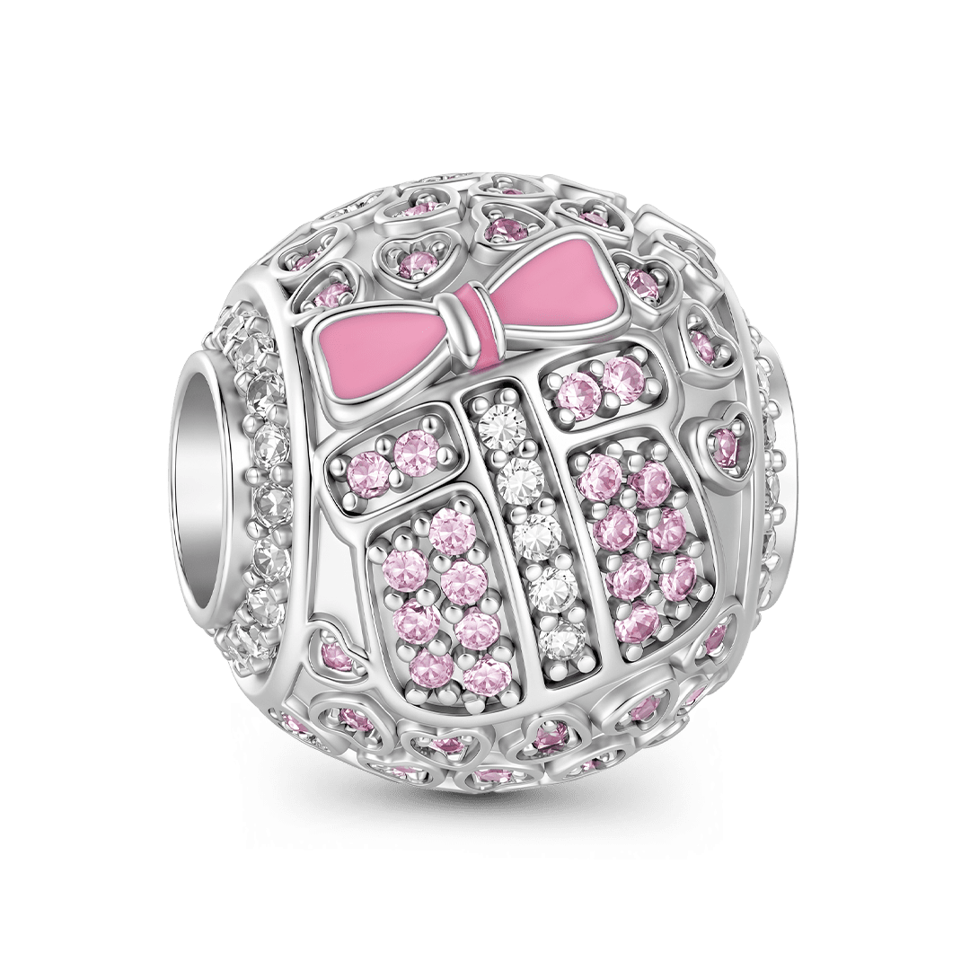 Gnoce Pink Christmas Series Bead Platinum-plated Silver Blend_5