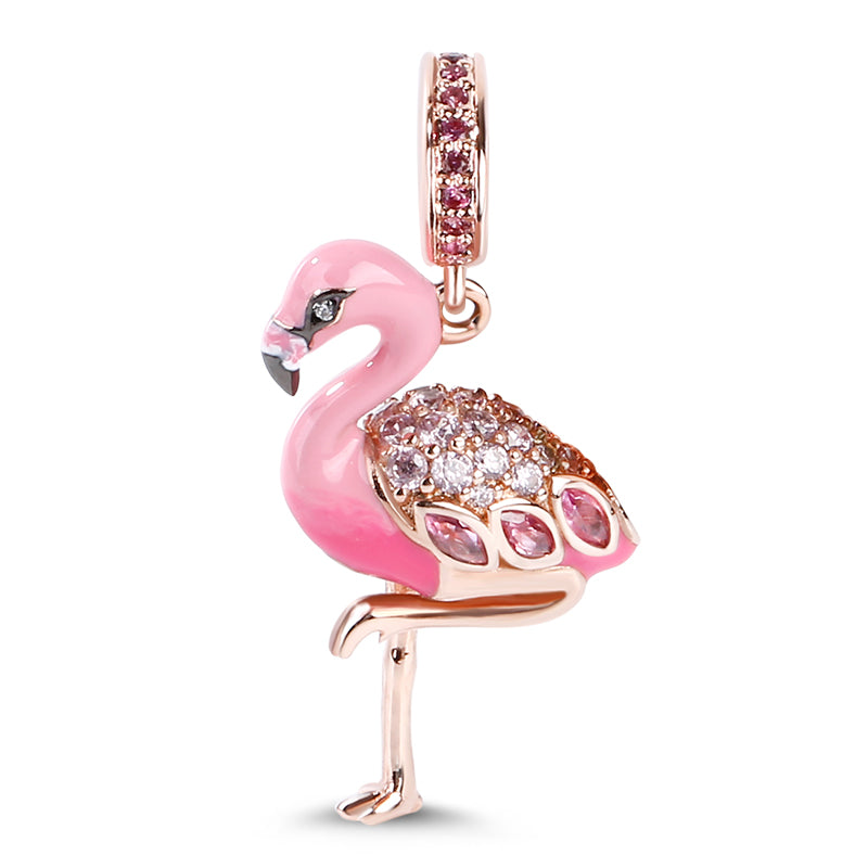 Gnoce Flamingo RoseValentine Pendant_1