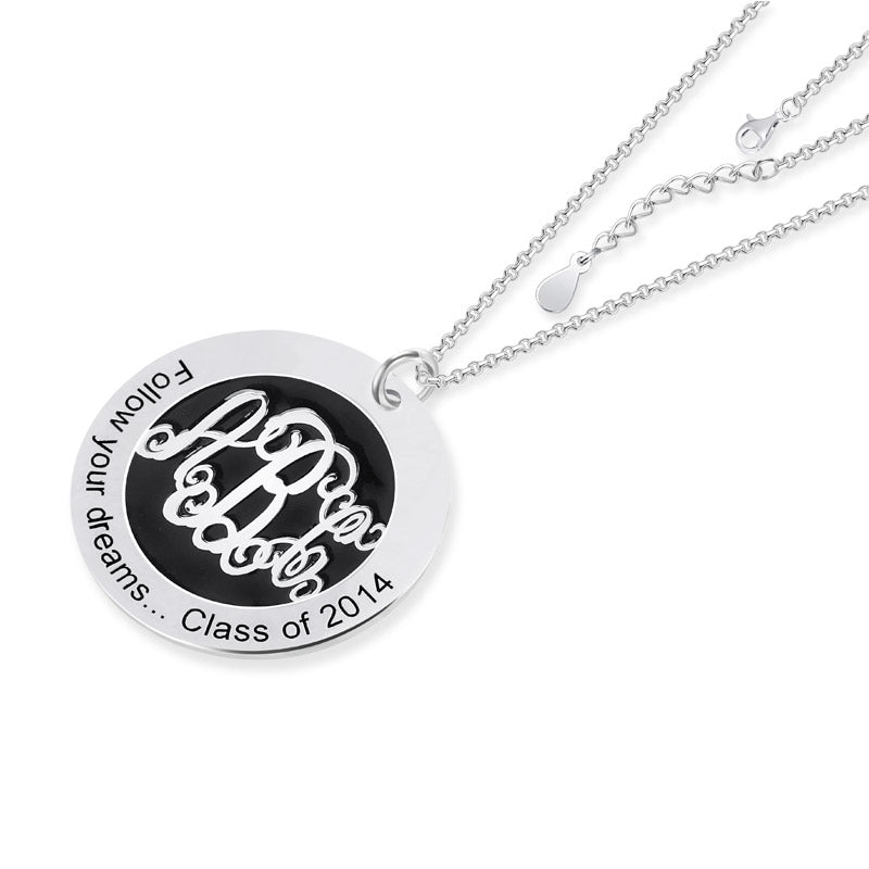 Gnoce "Unique One in The World" 925Lead-free ECO Copper Personalized Monogram Necklace_4