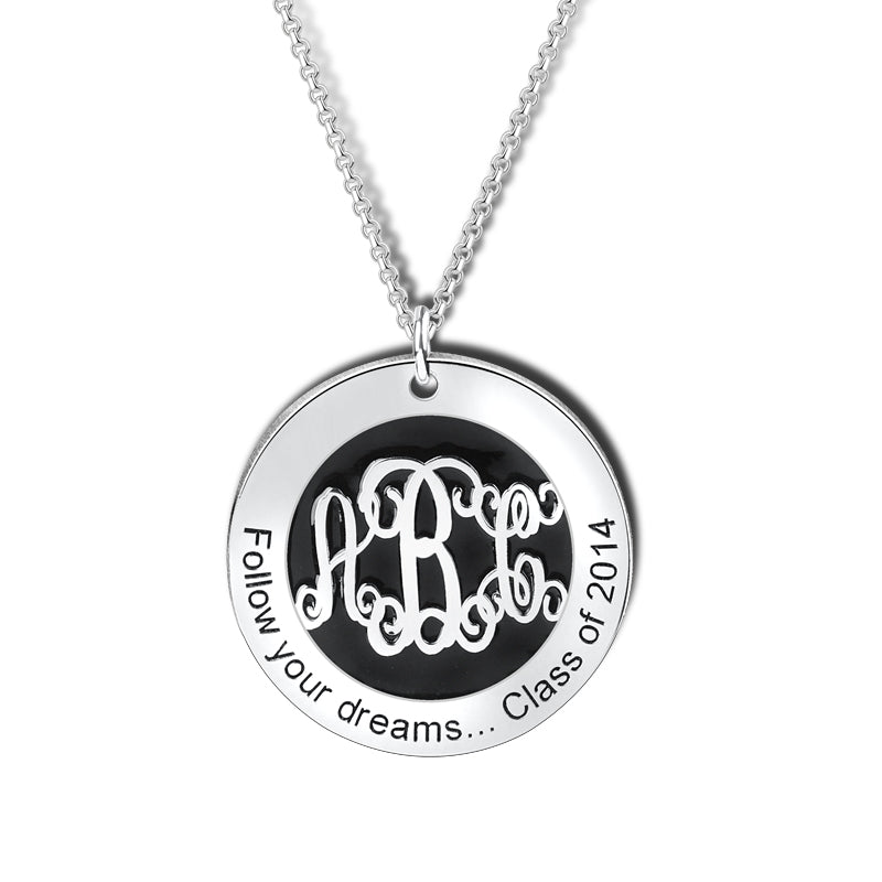 Gnoce "Unique One in The World" 925Lead-free ECO Copper Personalized Monogram Necklace_3