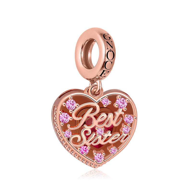 Gnoce Best Sister Heart Charm_2