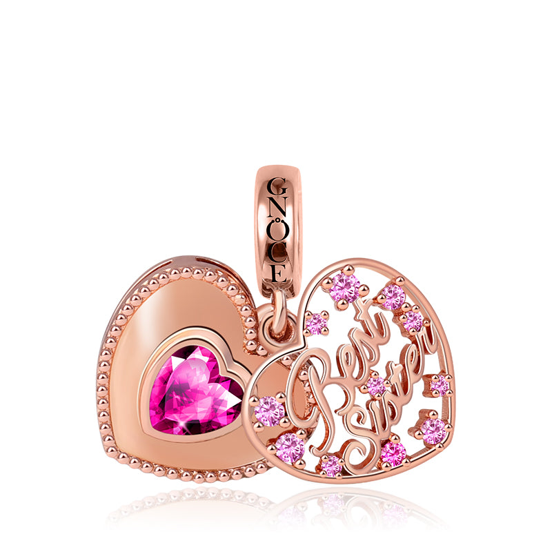Gnoce Best Sister Heart Charm_1
