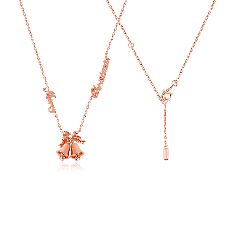 Gnoce Merry Christmas Jingle Bells Necklace_2