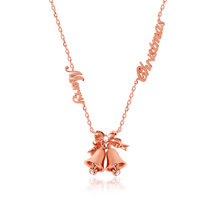 Gnoce Merry Christmas Jingle Bells Necklace_1