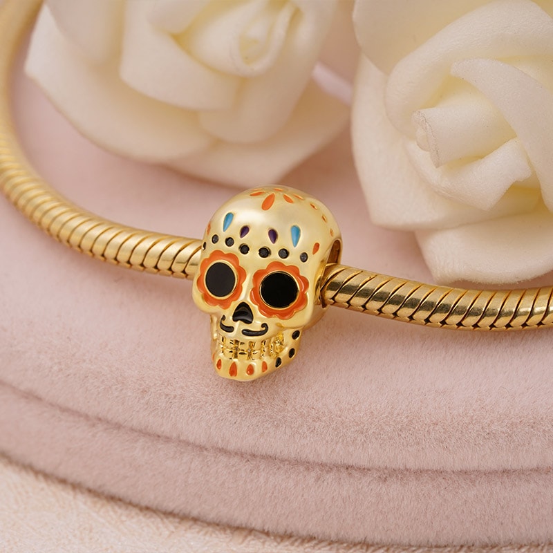 Gnoce Mexican Style Skull Charm_2