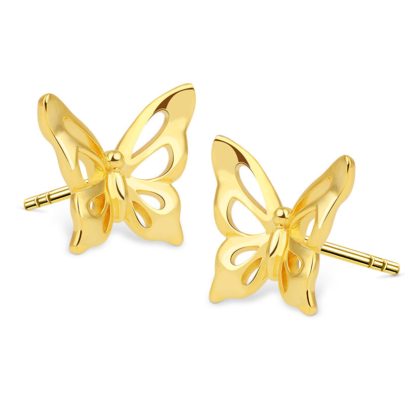 Gnoce Dancing Butterfly Stud Earrings_2